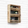 Etagère murale en bois