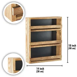 Etagère murale en bois