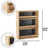 Etagère murale en bois