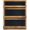 Etagère murale en bois