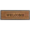 Tapis en fibres de coco inscription Welcome