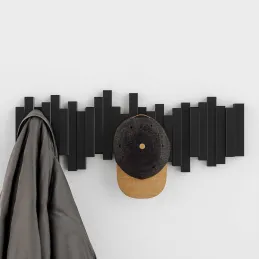Porte manteau design mural Sticks