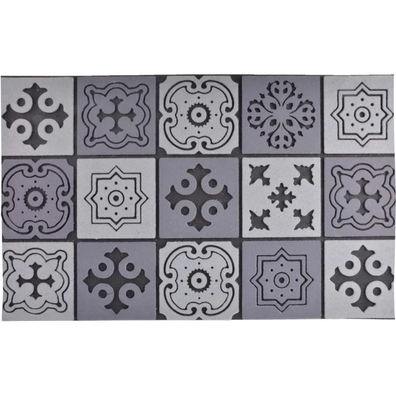 Tapis en caoutchouc motif Mosaique