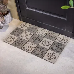 Tapis en caoutchouc motif Mosaique