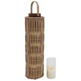 Lanterne ronde en pin