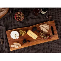 Planche à découper en acacia 65 x 26 x 2 cm