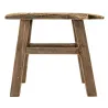 Tabouret Poisson en paulownia recyclé