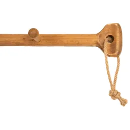 Patère rame en  bois peint