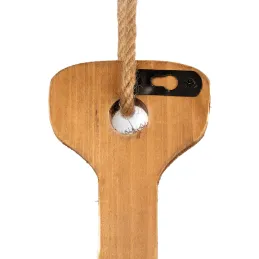 Patère rame en  bois peint