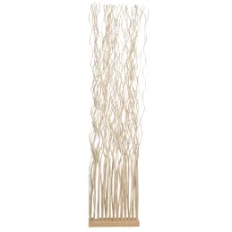 Paravent en osier avec socle et tiges Twist