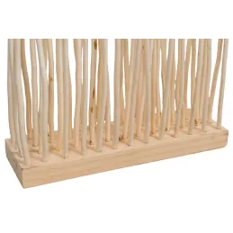 Paravent en osier avec socle et tiges Twist