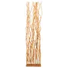 Paravent en osier avec socle et tiges Twist