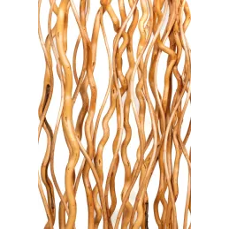 Paravent en osier avec socle et tiges Twist