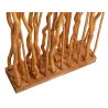 Paravent en osier avec socle et tiges Twist