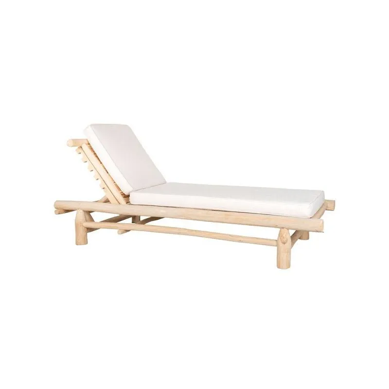 Bain de soleil en teck