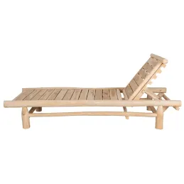 Bain de soleil en teck