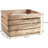 Caisse en bois rustique