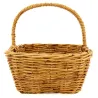 Panier rectangulaire en poelet naturel
