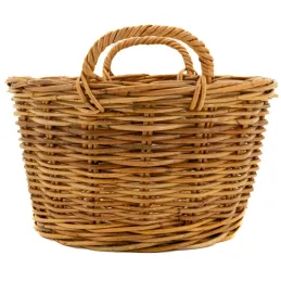 Corbeille en rotin naturel