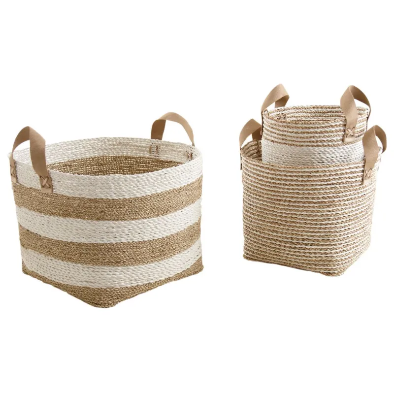 Cache-pot en corde et nylon (Lot de 3)