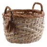 Corbeilles de rangement rondes en bananier (Lot de 3)