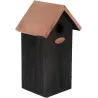 Nichoir à oiseaux en pin et cuivre