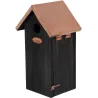 Nichoir à oiseaux en pin et cuivre