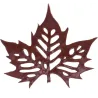 Pas japonais en fonte Feuilles (Lot de 3)