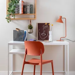 Chaise colorée en polypropylène Cheer