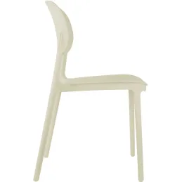 Chaise colorée en polypropylène Cheer