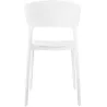 Fauteuil coloré en polypropylène Fain
