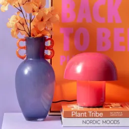 Lampe à poser en métal coloré Fat Mushroom Mini