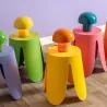 Lampe à poser en métal coloré Fat Mushroom Mini