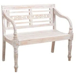 Banc 2 places en acajou