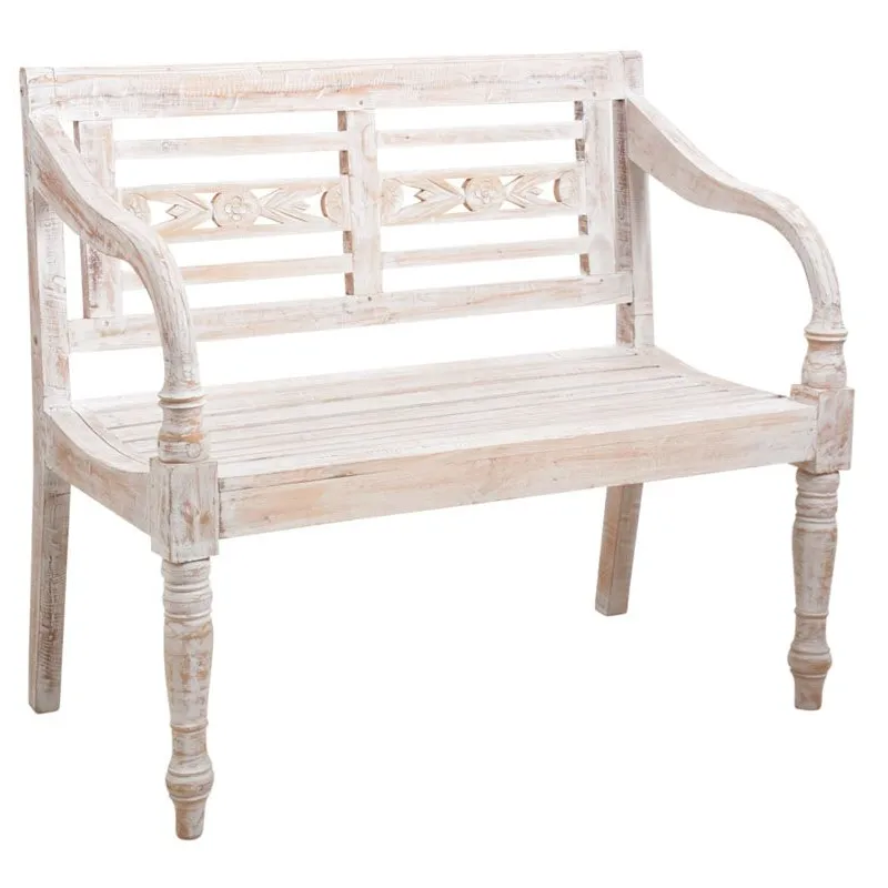 Banc 2 places en acajou