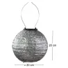 Lanterne solaire Round 20 cm