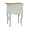 Table de nuit 2 tiroirs en bois blanc