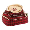 Set de 5 paniers pour chien en mousse avec imprimé écossais