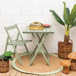 Chaise pliante en bois
