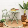 Chaise pliante en bois