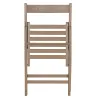 Chaise pliante en bois