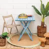 Chaise pliante en bois