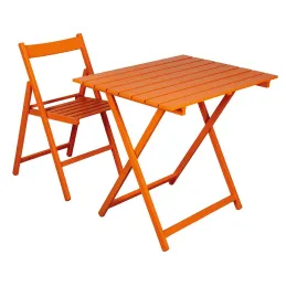Chaise pliante en bois