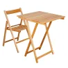 Table pliante 60 x 60 cm en bois