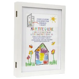 Cadre pour dessins d'enfant en MDF 25 x 4.5 x 34 cm