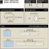 Tringle à rideaux extensible Loop