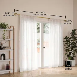 Tringle à rideaux extensible Loop