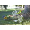 Fauteuil en rotin gris Maéva