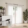 Tringle à rideaux en métal noir mat Cappa