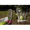 Fauteuil en rotin gris Maéva